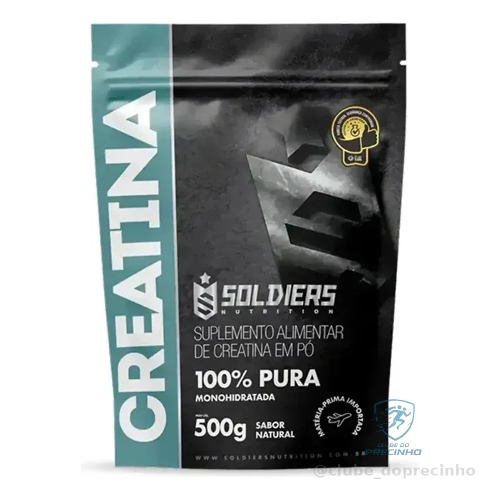 Creatina 500g Soldiers Nutrition Mercado Livre