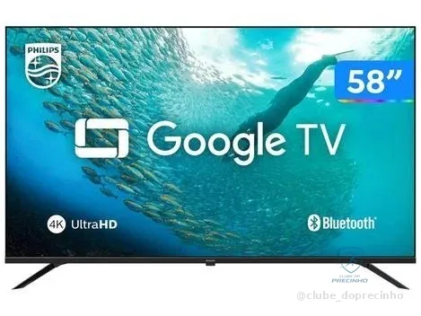 Smart Tv 58 4K Uhd Led Philips 58Pug7019 78 Wi Fi Bluetooth Google Assistente 3 Hdmi 2 Usb
