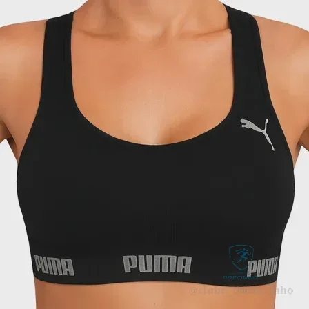 Top Puma Original Feminino Alta Sustentação Academia Fitness Mercado Livre