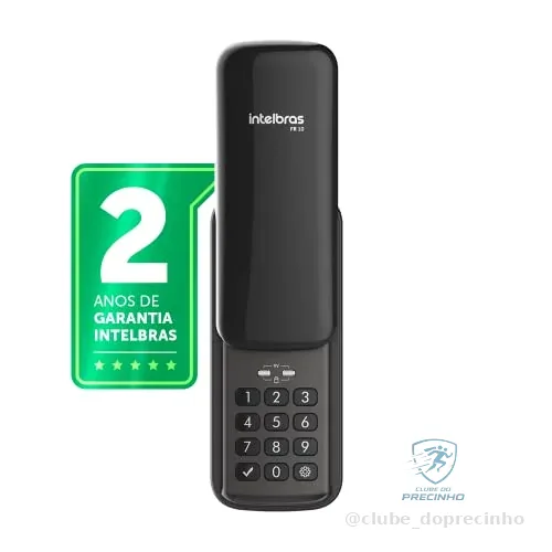 Fechadura Digital Para Uso Interno e Externo FR 10 Preto Intelbras