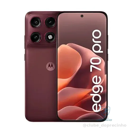 Smartphone Motorola Edge 70 Pro 5GB 256GB 24GB 12GB Ram 12GB Ram Boost 4 Cameras De 50Mp Tela 1 5K Extreme Amoled 144Hz Bateria 6500 Mah Ip68 Ip69