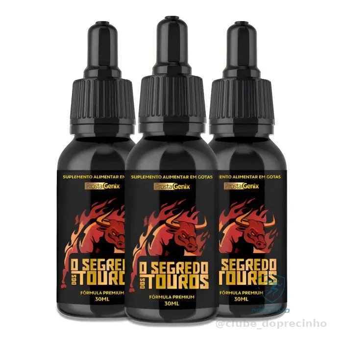 3x Segredo Dos Touros gotas Mercado Livre