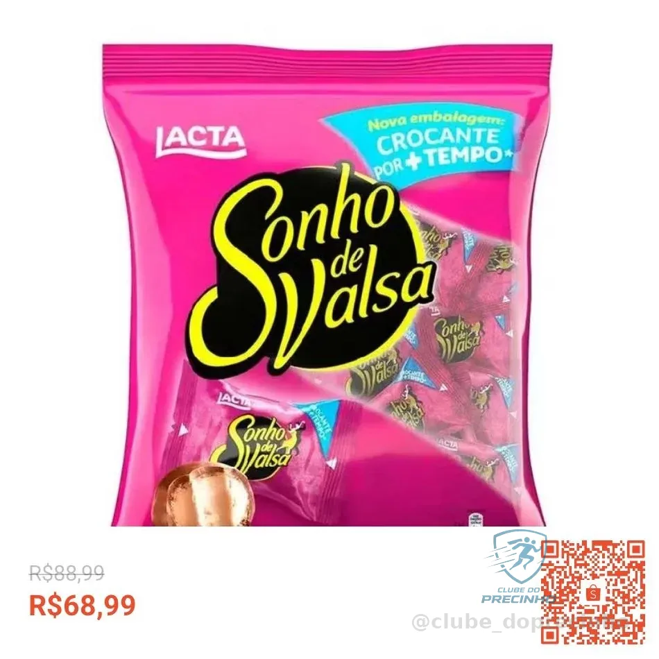 Bombom Sonho De Valsa Lacta Pacote 1kg