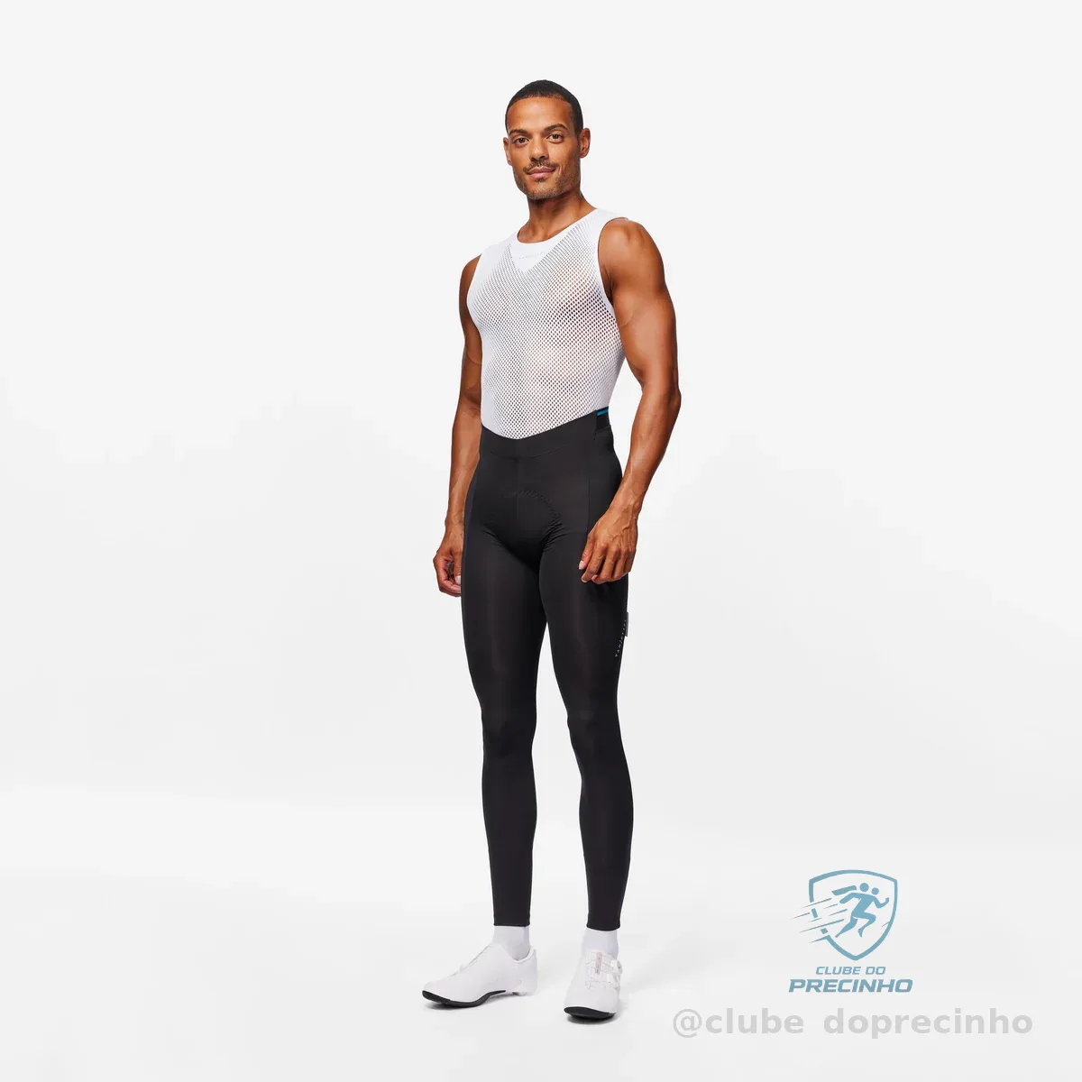 Calça Masculina de Ciclismo RC100 Van Rysel Preta
