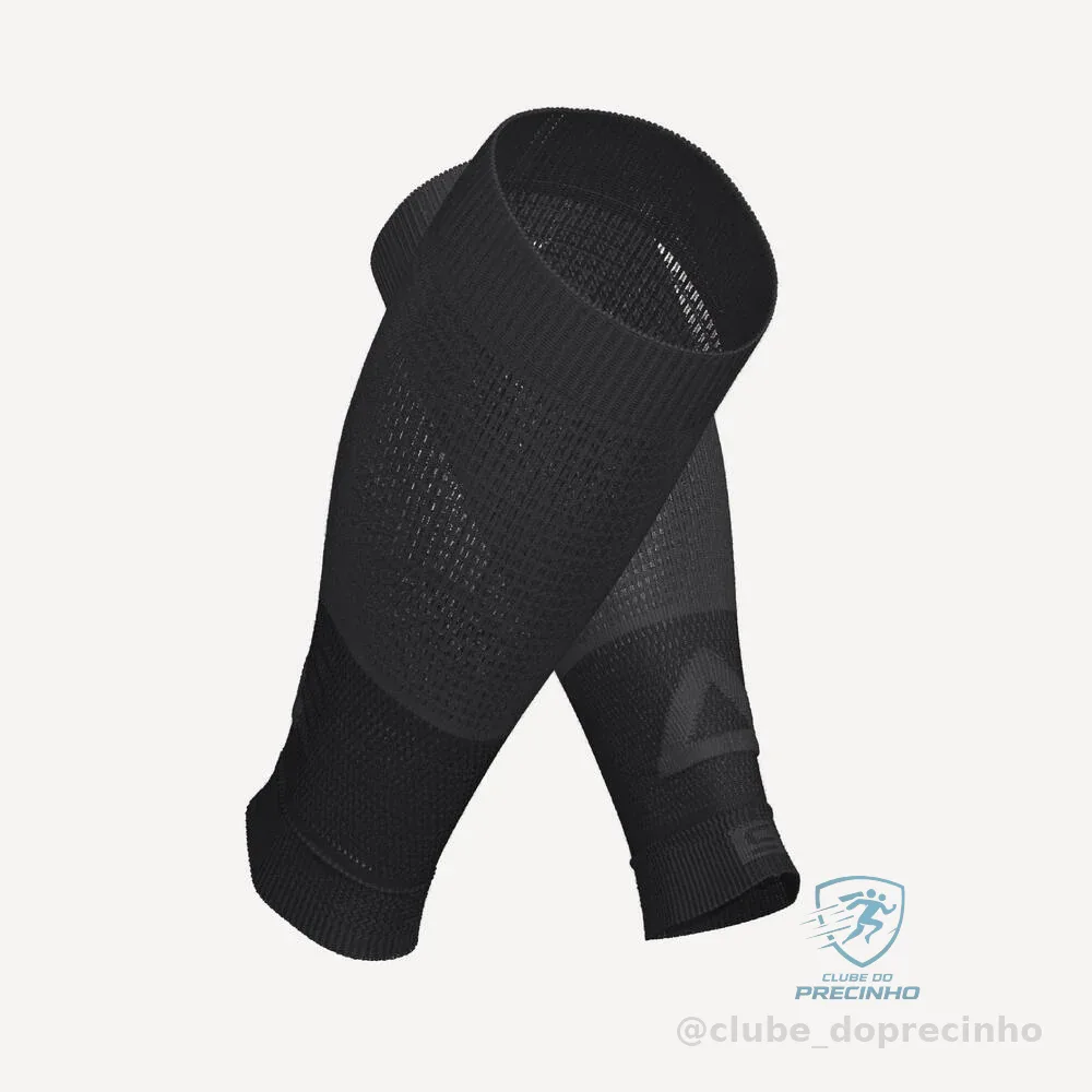 Perneira Adulta de Compressão Performance Legsleeve 500 Kiprun Preta