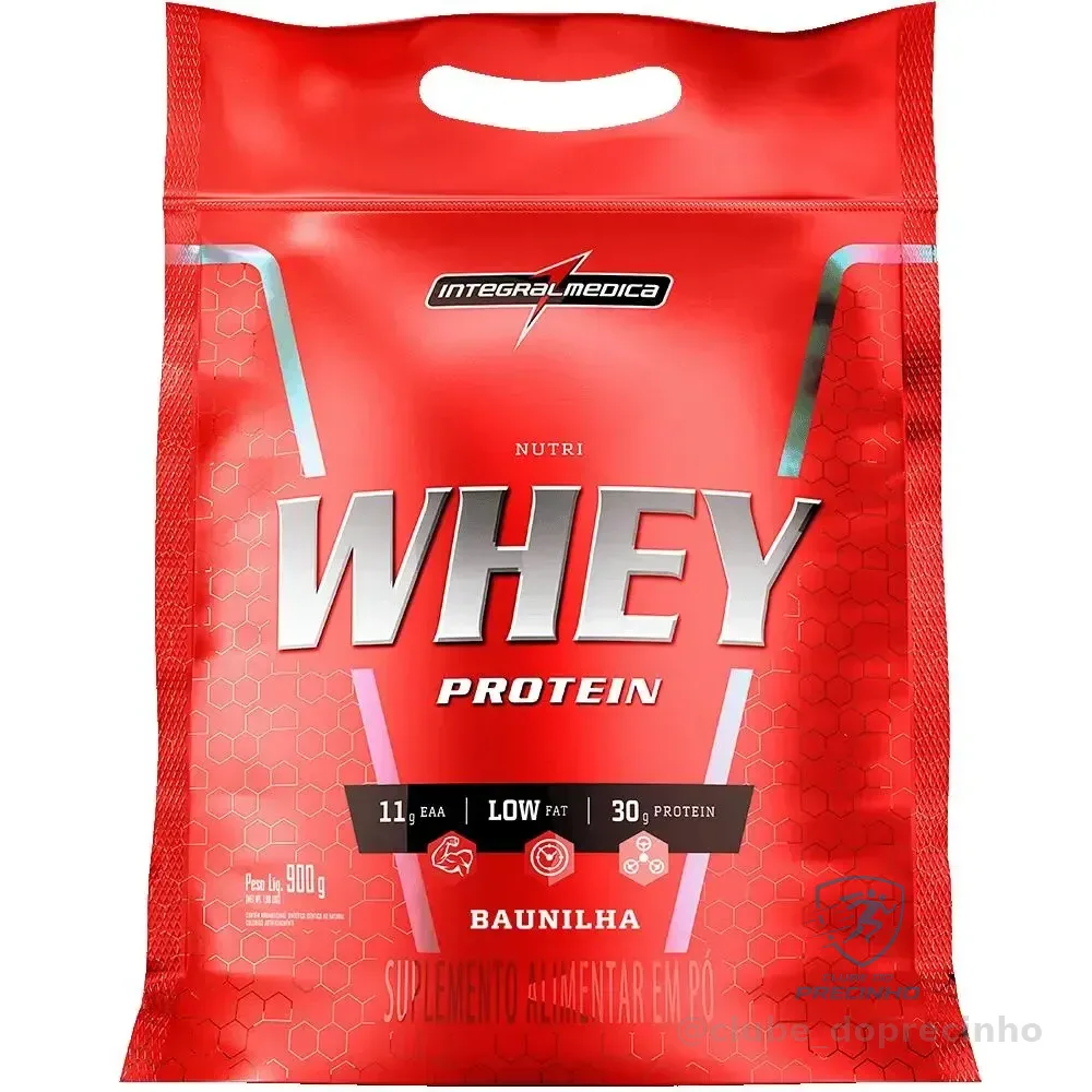 Nutri Whey Protein Pouch Baunilha 900g Integralmédica
