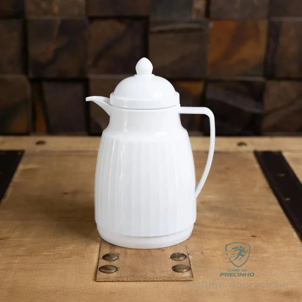 Garrafa Térmica de Plástico Essência Branca 300ml - Wolff