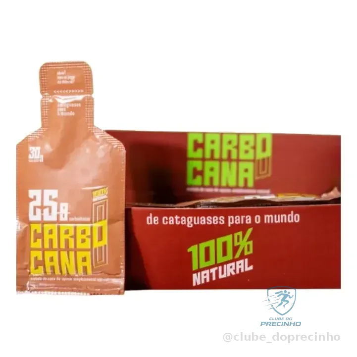 Carbo Gel Carbocana - 10 Sachês 30g - Vegano Carb Up Carbocana