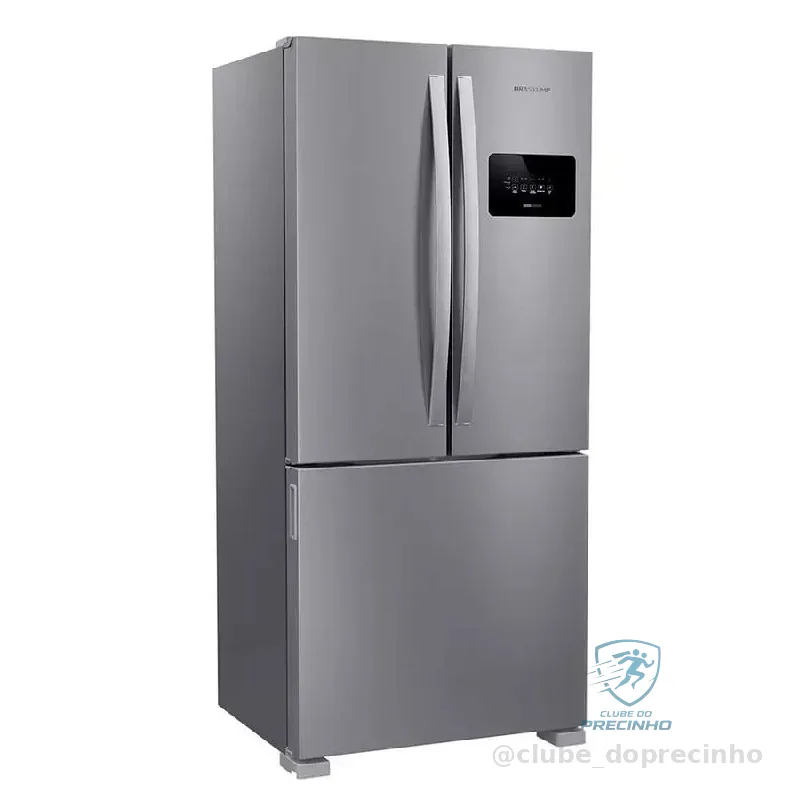 Refrigerador French Door Brastemp de 03 Portas Frost Free com 559 Litros Inox - BRO85MK
