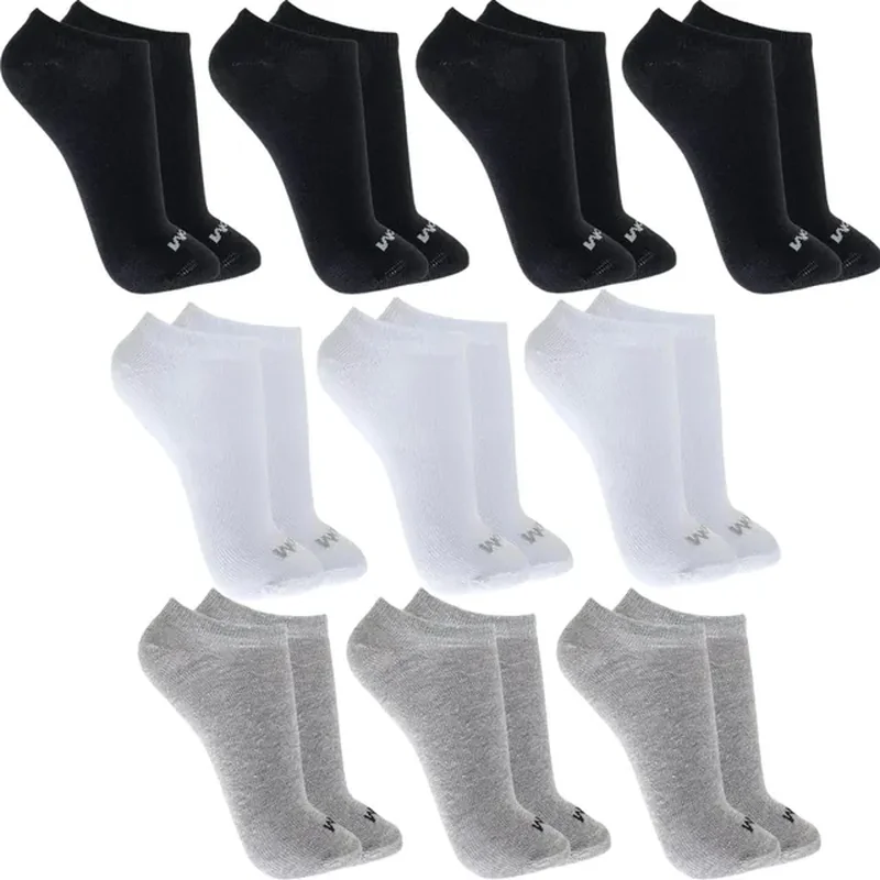 Kit 10 Pares Meias Mash Invisível Esportiva Algodão Original