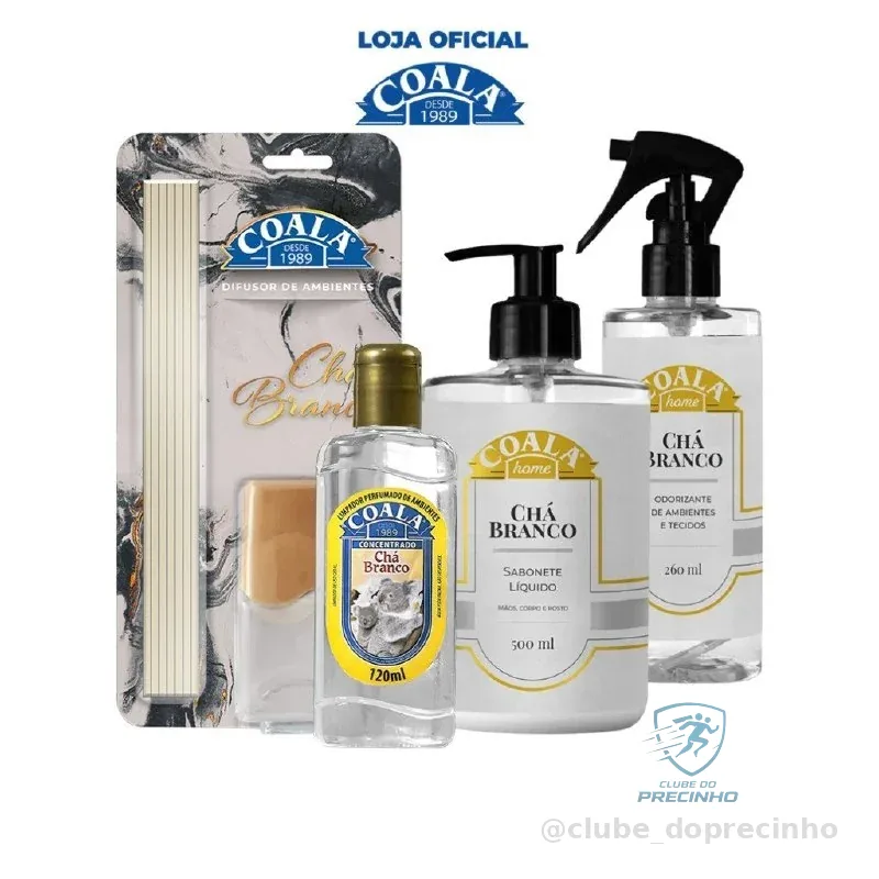 kit Coala Home Chá Branco