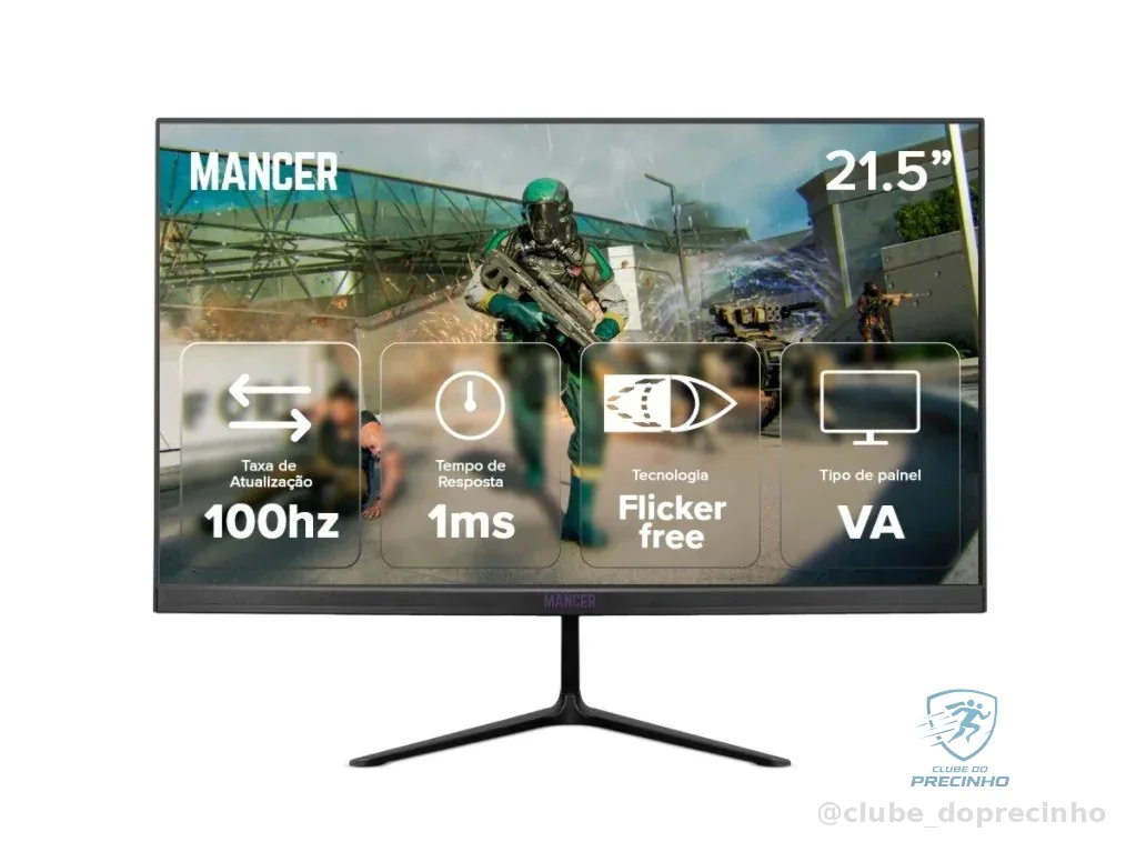 Monitor Gamer Mancer Horizon Z3B, 21.5 Pol, VA, FHD, 1ms, 100Hz, HDMI/VGA, MCR-HZ3BN21-BL2