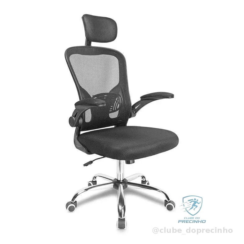 Cadeira de Escritório Zinnia Venecia SL, Preto, ZNO-VNAL-BL02