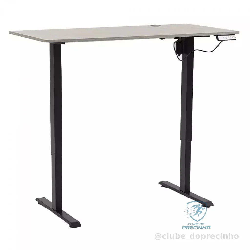 Mesa Para Escritório Dr.Office Balance, Altura Ajustável, Cinza, DR-TB12060GA
