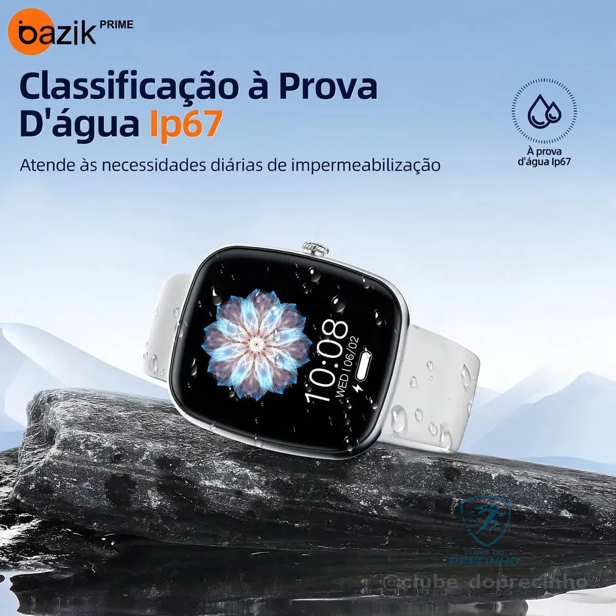 Relógio inteligente Smartwatch Bazik Prime S35 Ultra Max 47mm Mercado Livre