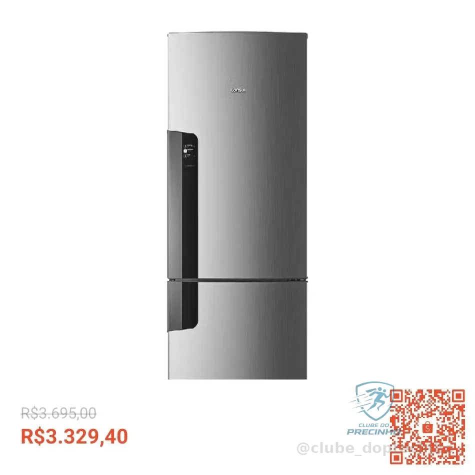Geladeira Frost Free Duplex 399 Litros Consul com Freezer Embaixo - CRE45MK