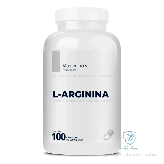 Nutrition Labs L-Arginina 100 Cápsulas Mercado Livre