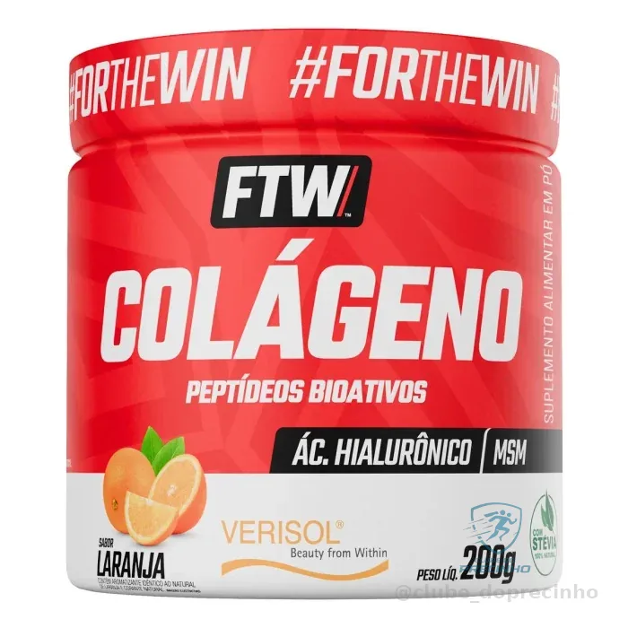 Colágeno Verisol 200g Laranja FTW Mercado Livre