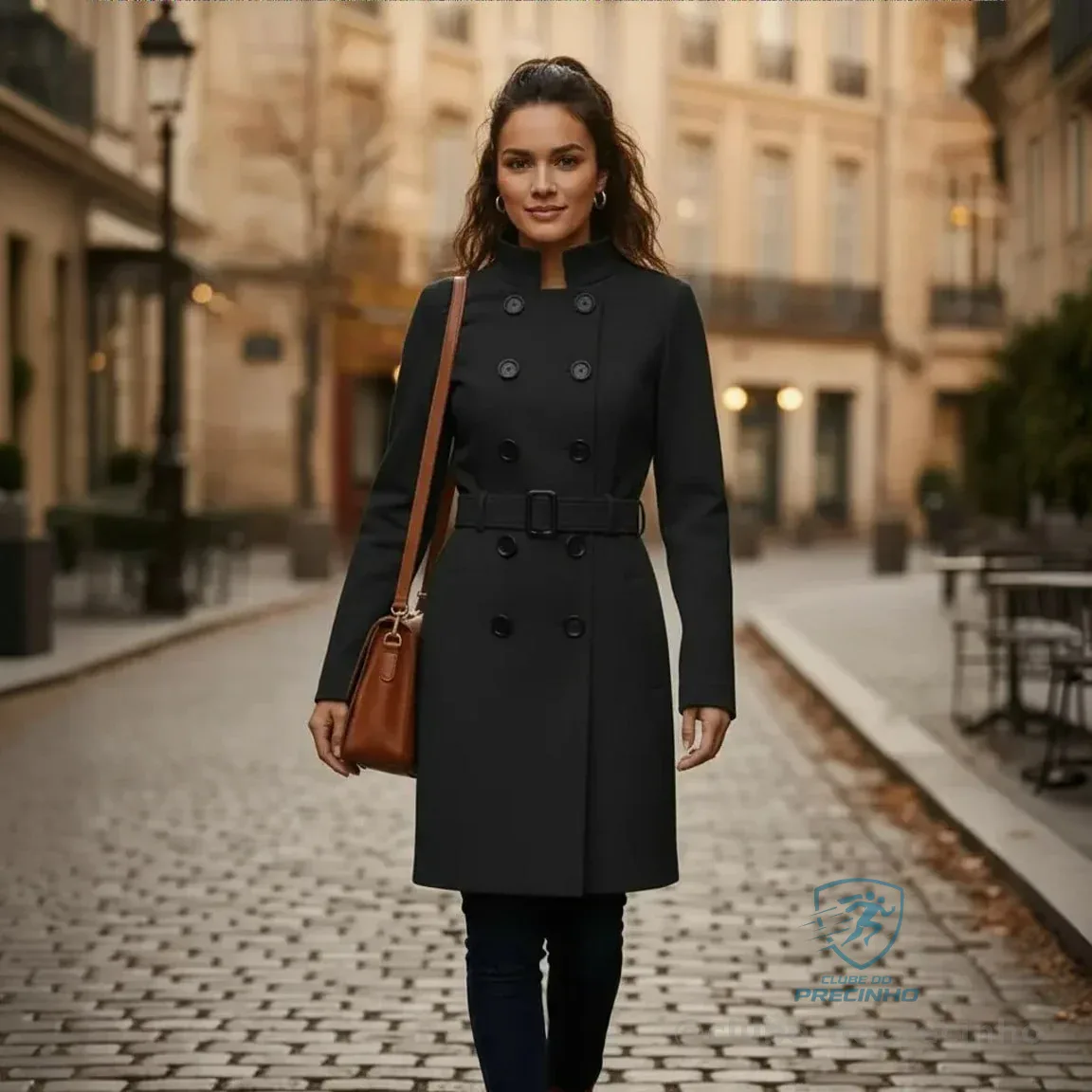 Sobretudo Feminino C/ Botões Casaco De Frio Grosso Inverno Mercado Livre