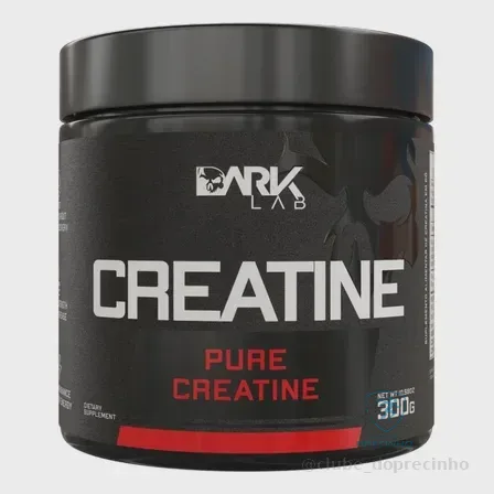 Creatina Monohidratada Em Pote 300g 100% Pura Dark Lab Sem Sabor Mercado Livre