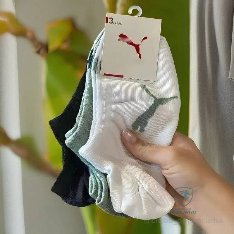 Kit 9 Pares Meias Puma Sapatilha Soquete Mercado Livre