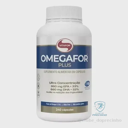 Omega 3 Omegafor Plus 240caps Concentrado Vitafor Sem Sabor Mercado Livre