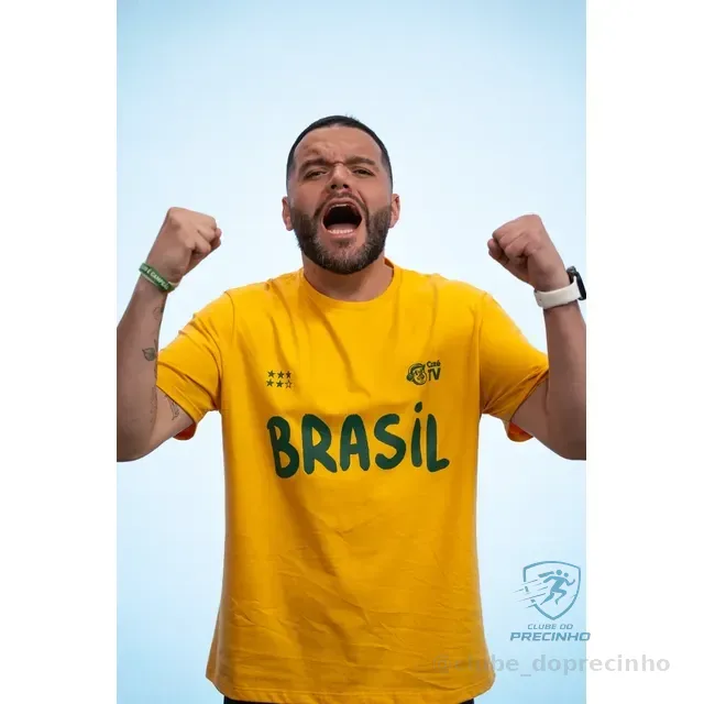 Camisa 10 Amarela Cazétv Mercado Livre