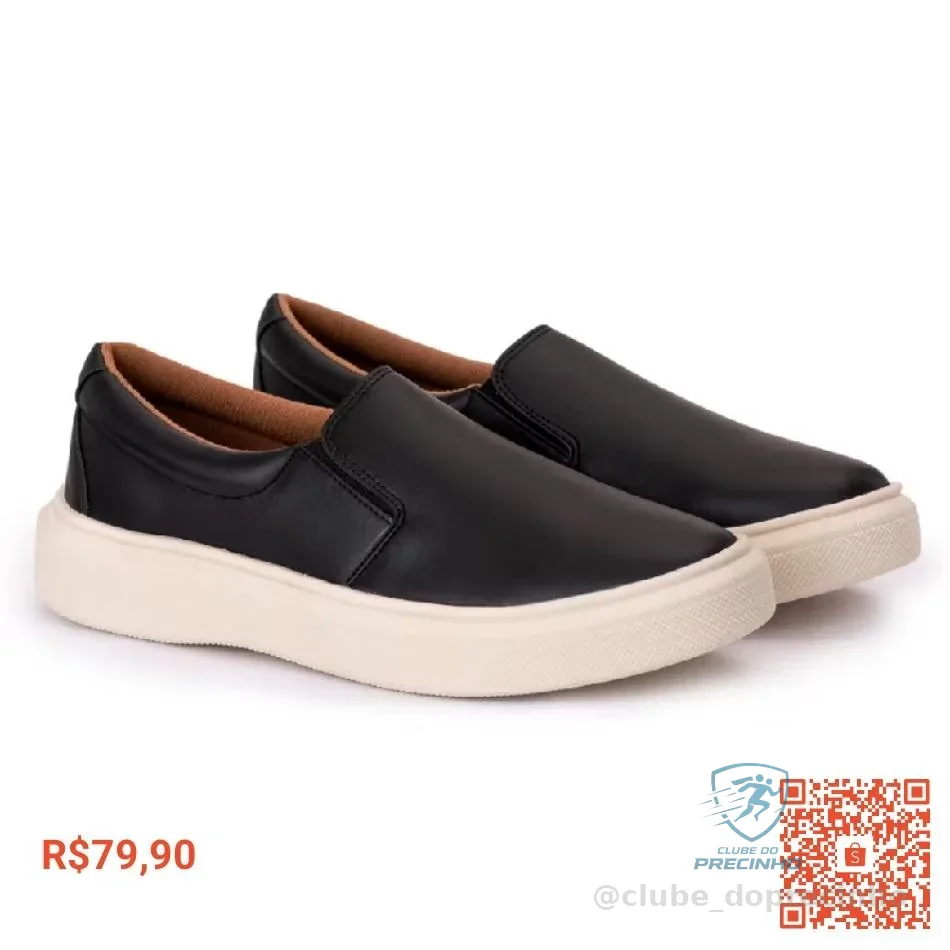 Tenis iate elastico casual masculino Sapatênis linha premium