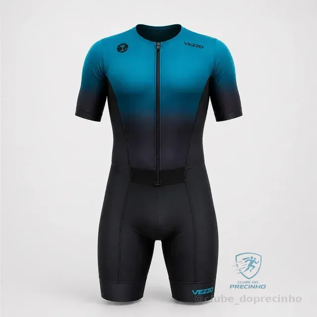 Macaquinho Vezzo Triathlon Bike Ciclismo Performance Unissex