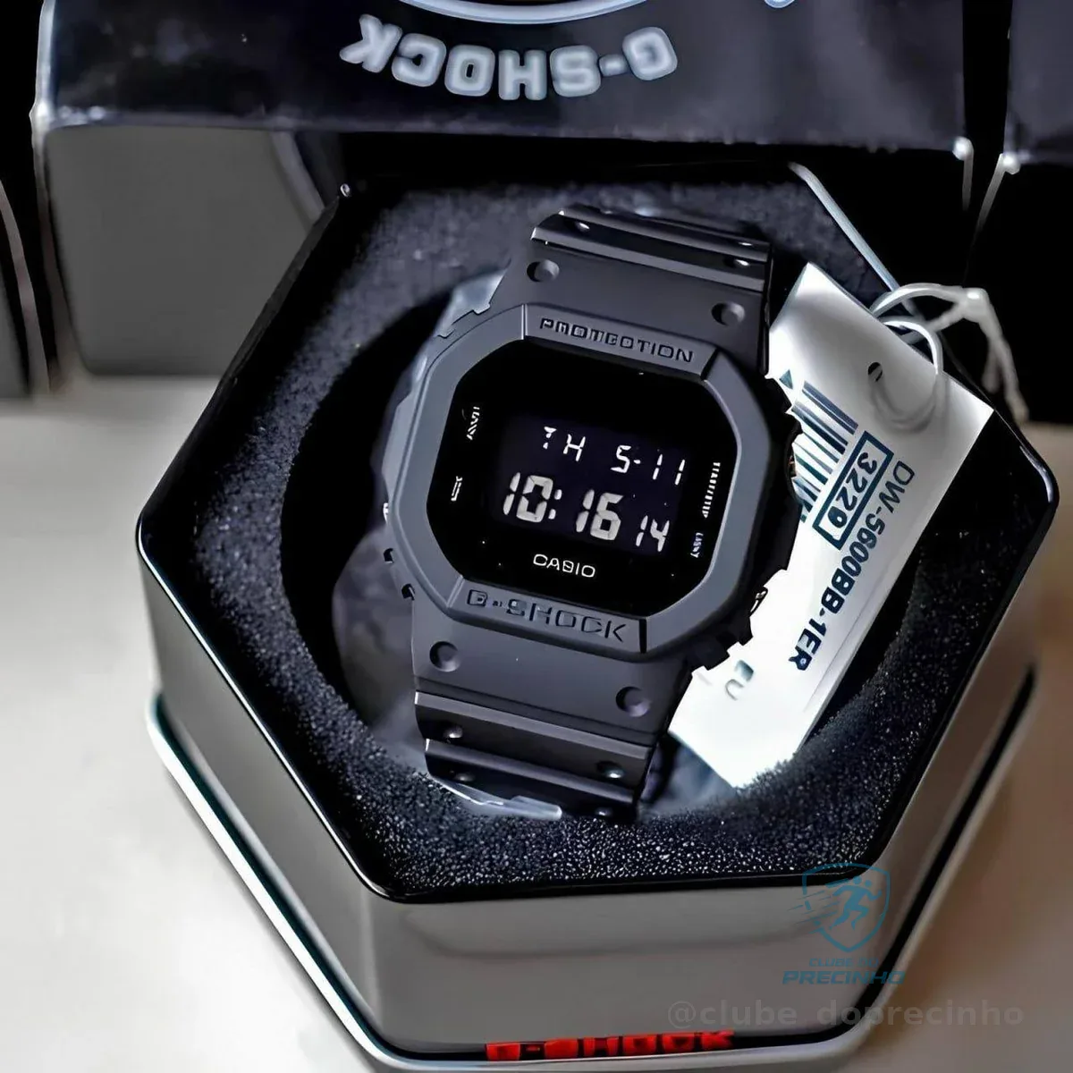 Relógio Casio G-Shock DW-5600BB-1DR Masculino Mercado Livre
