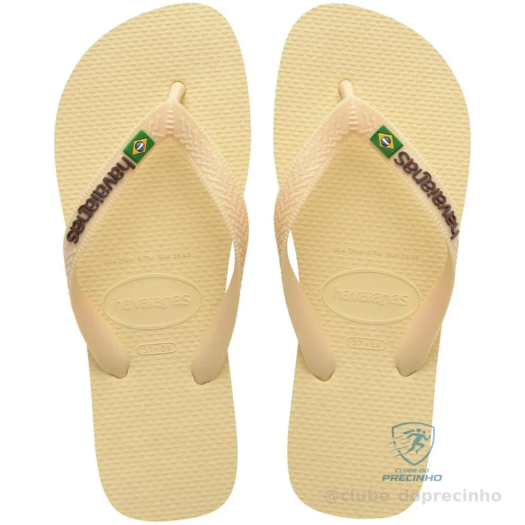 Chinelo Havaianas Brasil Logo Original Shopee