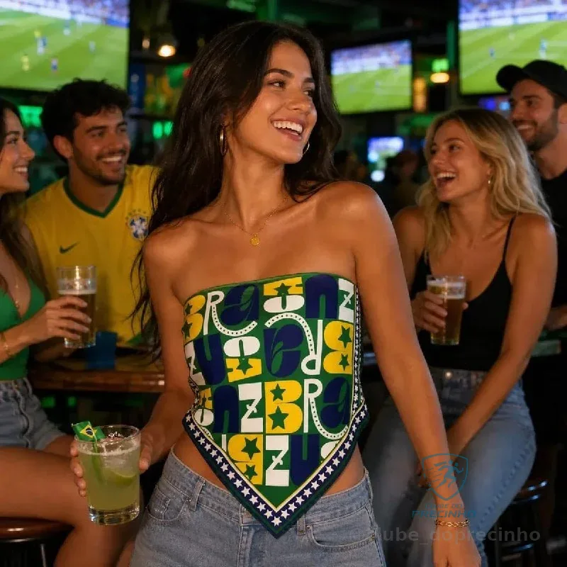 Lenço Feminino Grande 90x90 em Cetim Edição Copa do Mundo Multicolorido Brazuca Mercado Livre