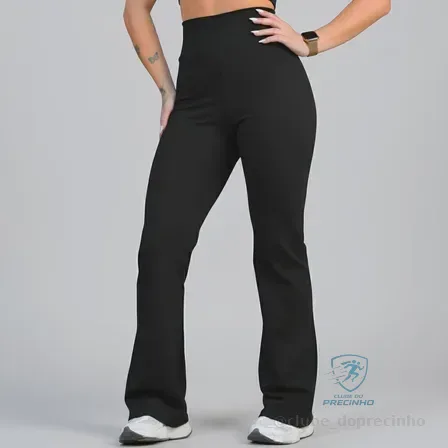 Calça Legging Leg Flare Zero Transparência Grossa Academia Mercado Livre