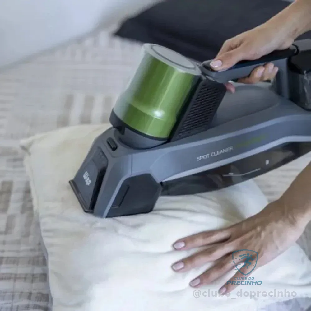 Extratora Portátil Spot Cleaner Power Brush 3 Em 1 Bivolt Wap Cinza E Verde 127/220v