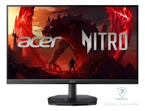 Monitor Gamer Acer Nitro Kg251q X0biip 24,5 | Full Hd 1920×1080  200 Hz  2 Ms  Led Va  Hdmi + Displayport  Amd Freesync Premium Preto 127/220v