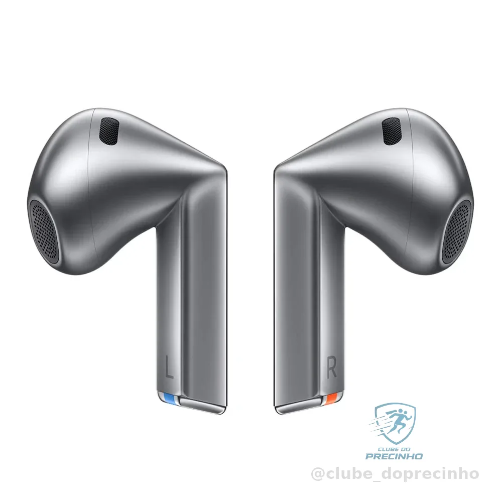 Samsung Galaxy Buds3, Fone de Ouvido sem fio, Cancelamento de Ruído Inteligente, Galaxy AI - Cinza