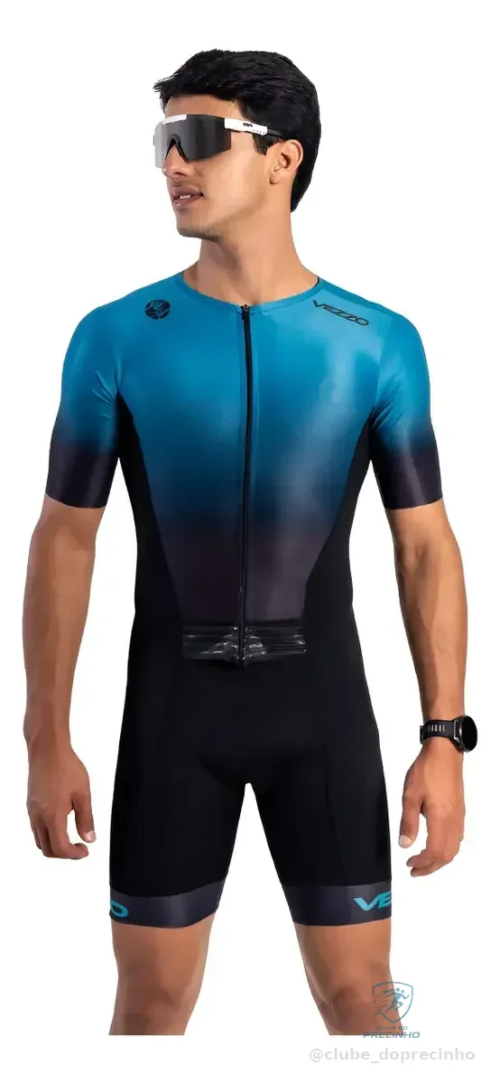 Macaquinho Vezzo Triathlon Bike Ciclismo Performance Unissex