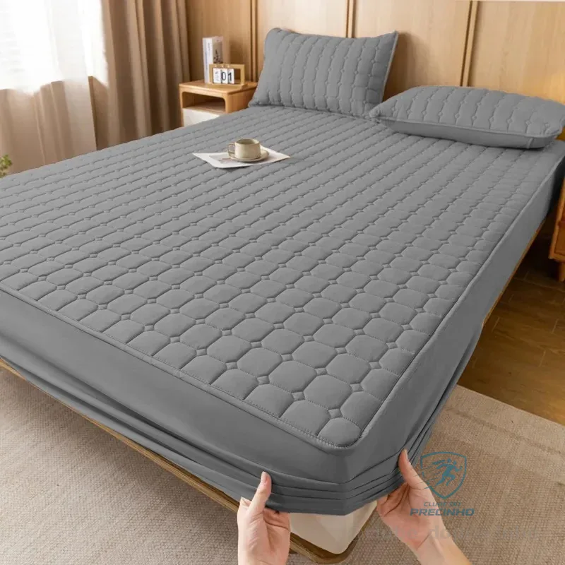 Protetor de Colchão Impermeável Matelado Varias Cores Para Cama Box Solteiro, Casal, Queen, King, Mini Berço E Berço Shopee