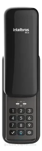Fechadura Digital De Sobrepor Com Senha Fr 10 Preto Intelbras