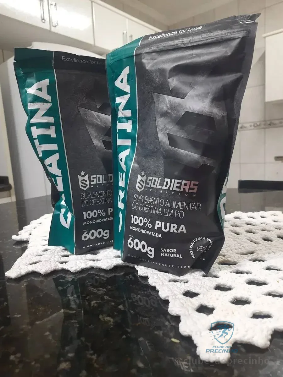Creatina Monohidratada 1200g Soldiers Nutrition 100% Pura Mercado Livre