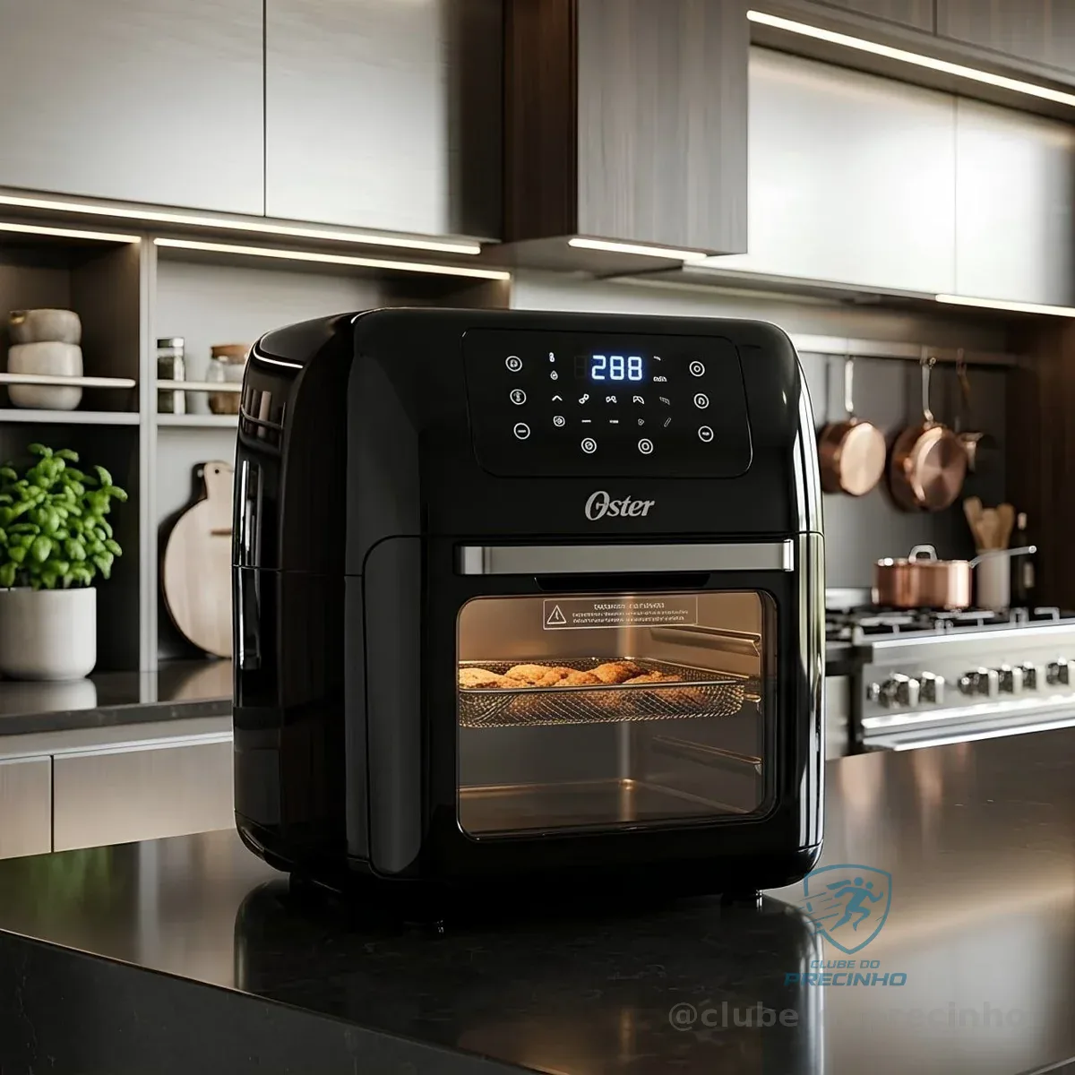 Fritadeira Oven Fryer 12L Oster 3 em 1-220V