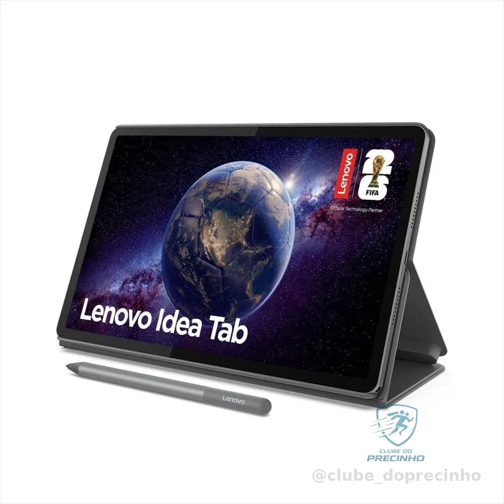 Tablet Lenovo Idea Tab Octa-Core, 4GB, 128GB Android 15 Wifi 5, Tela 11” 90Hz, Caneta e Capa