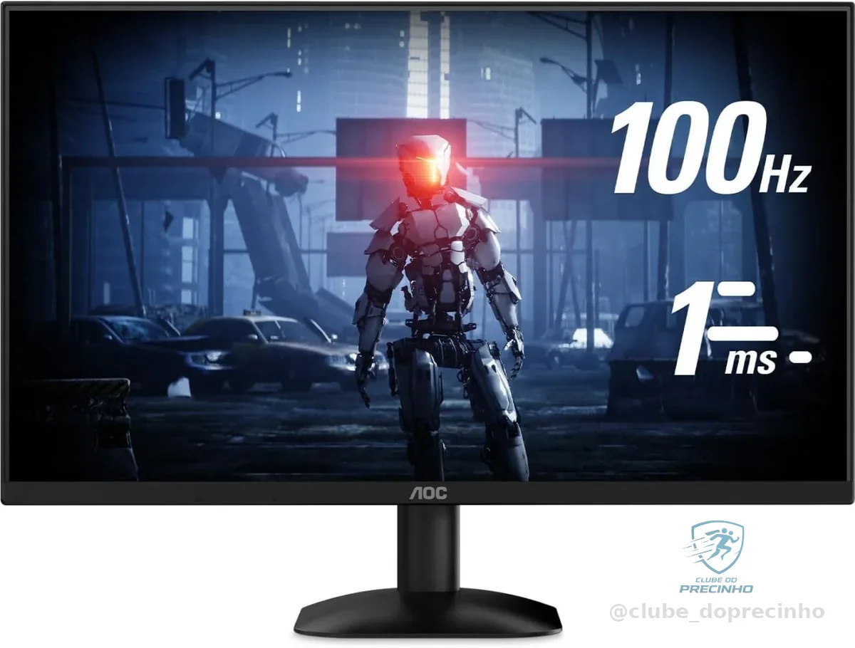 AOC, Monitor 23,8” 100Hz, 24B35HM2, 1ms Gaming, HDMI