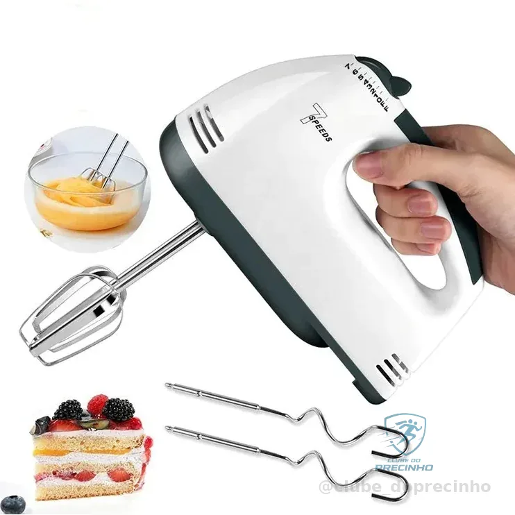 Batedeira De Mão Com 7 Velocidades Compact 60 Hz 127v 260w Modelo BM-133 Shopee