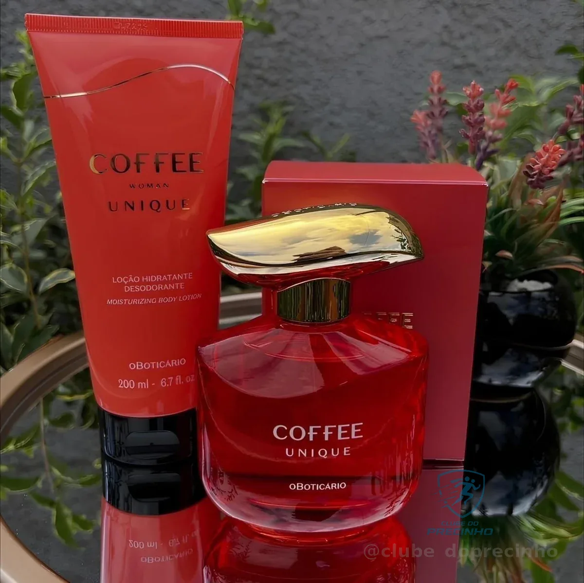 Coffee Woman Unique: Colônia 100ml + Loção Corporal 200ml