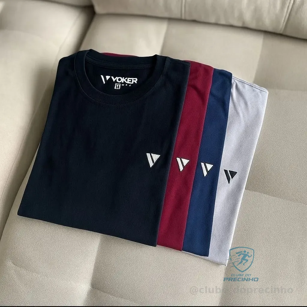 Kit com 5 Camisetas Slim Voker Mercado Livre