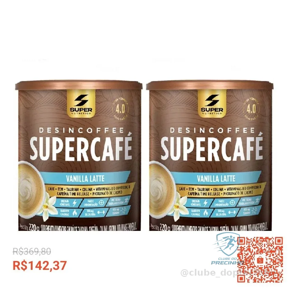 Kit 02 Desincoffee Supercafé Vanilla Latte