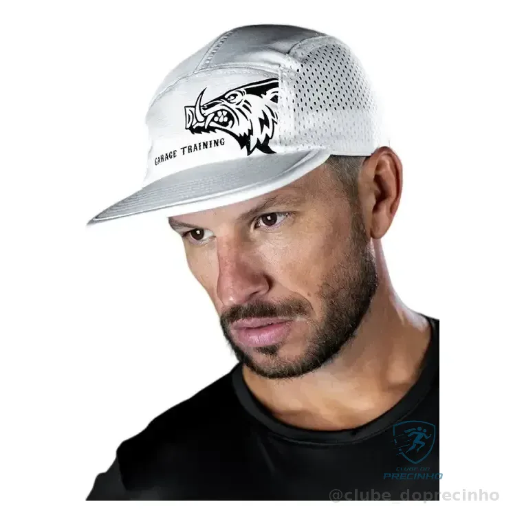 Boné Running Woom Garage Training Unissex I Branco Único Liso