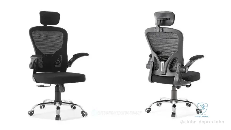 Cadeira Ergonômica de Escritório Giratória Malha Mesh Respirável C310 Best