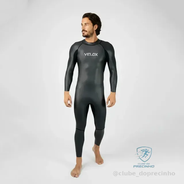 Roupa Neoprene Natação Smootskin Longa ( Emborrachada ) 2.2